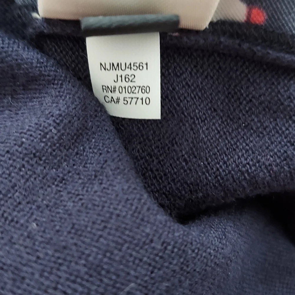 Kate Spade Head in the Clouds Hot Air Balloon Sweater Size Large Blue Multicolor - Picture 14 of 16